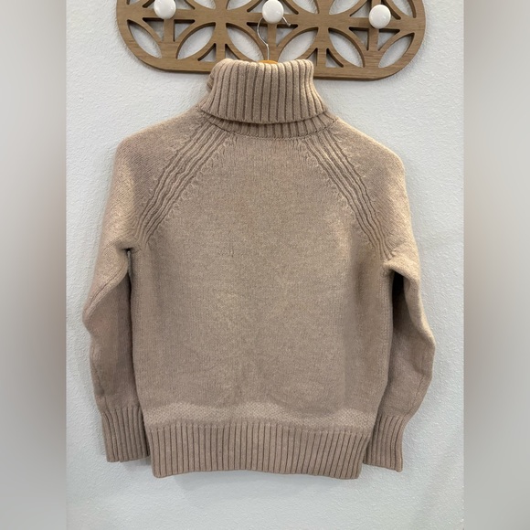Scotch and Soda 100% Virgin Wool Beige Turtleneck Sweater - Picture 5 of 6